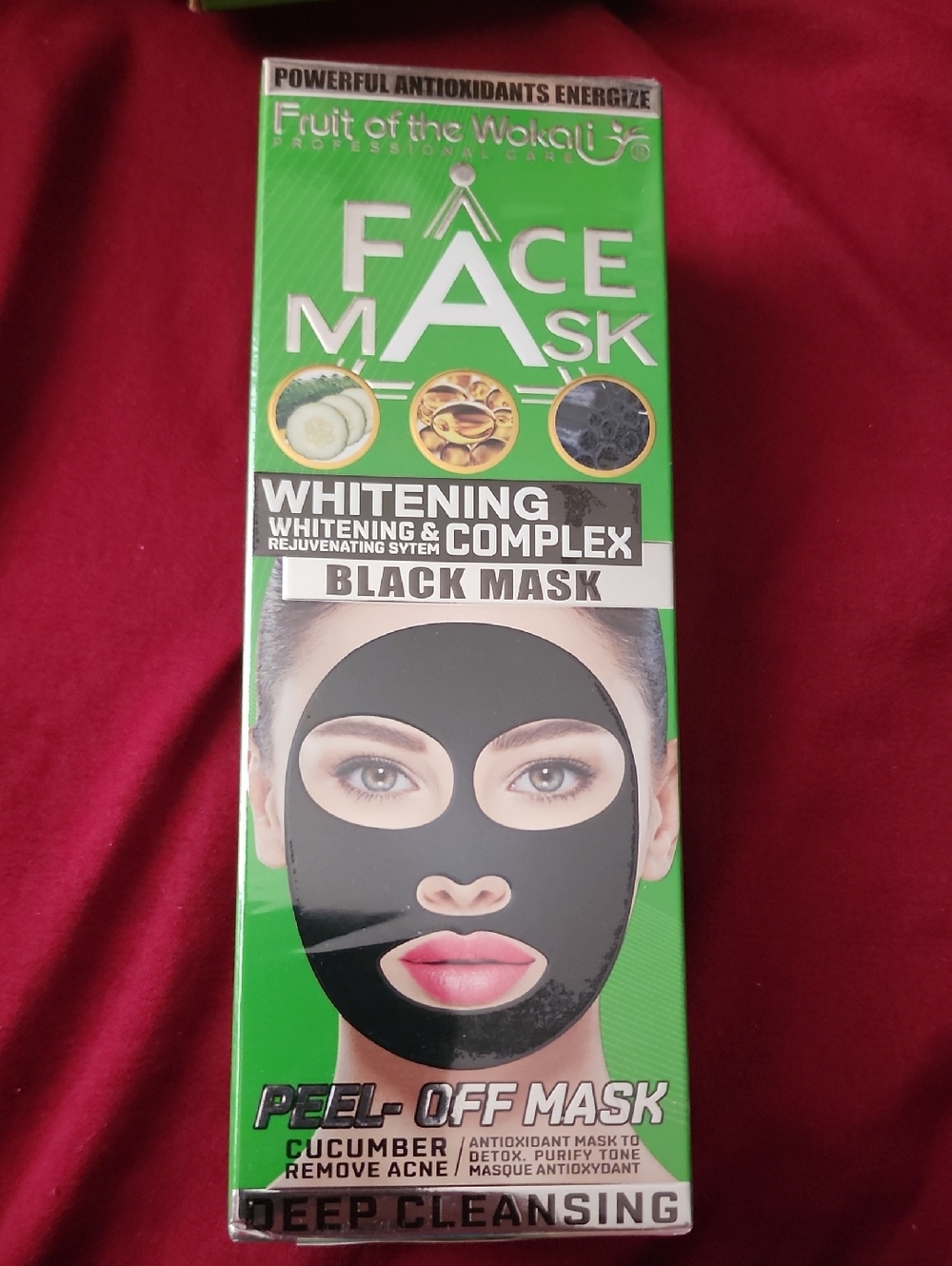 Fruit of the Wokali Face Mask Black Peel Off Mask Whitening Complex Deep Clean